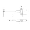 Clé Mâle tête sphérique 30° Emmanchée à poignée en T BETA TOOLS Outils pour ateliers, Outillage professionnel Haute qualité.