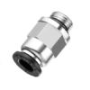 10 RACCORDS 8MM G3/8 INSTANTANE DROIT MALE CYLINDRIQUE-SODISE-01723