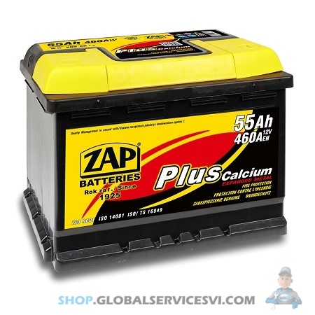 Batterie 12V VL 55AH – 460A – ZAP 555 59  Boutique Global Services  Véhicules Industriels