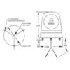 Gyrophare Britax bi tension 3 points BRITAX 394.00