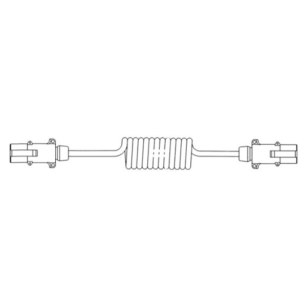 Câble spiralé 7P/24V - ISO 3731 - Type S ERICH JAEGER 611081-1