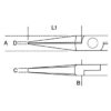 Pince de précision a becs plats longs BETA TOOLS 1172BM