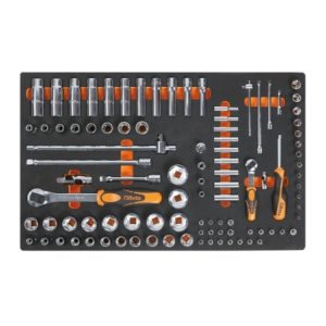 Composition Douilles et serrage - Plateau mousse 98 pieces M100