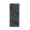 Composition Clés males 6 pans et Torx - Plateau rigide 14 pieces T56