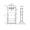 PRESSE D'ATELIER 45T MANUELLE / PNEUMATIQUE LARGE SODISE 10538