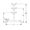 CRIC DE FOSSE TELESC. 1.3/0.5T P/ BOITE DE VITESSE COMPAC 2