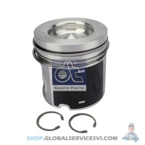 Piston, complet avec segments pour Sania - DT SPARE PARTS 1.33155