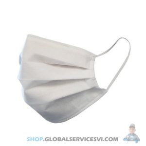 Masque barrière tissu lavable x 5 - SODISE 65220.05
