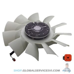 Moyeu de ventilateur à Embrayage de ventilateur hydraulique avec ailettes SCANIA - FEBI 45474