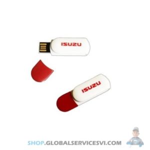 Cle USB 8 GB blanc/rouge ISUZU - ISUZU PARTS JF33005026