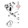 Bride de pompe d'alimentation - AVIA 360034520