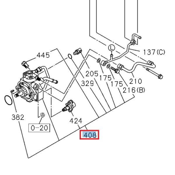 Ensemble pompe carburant - ISUZU PARTS 8981559881